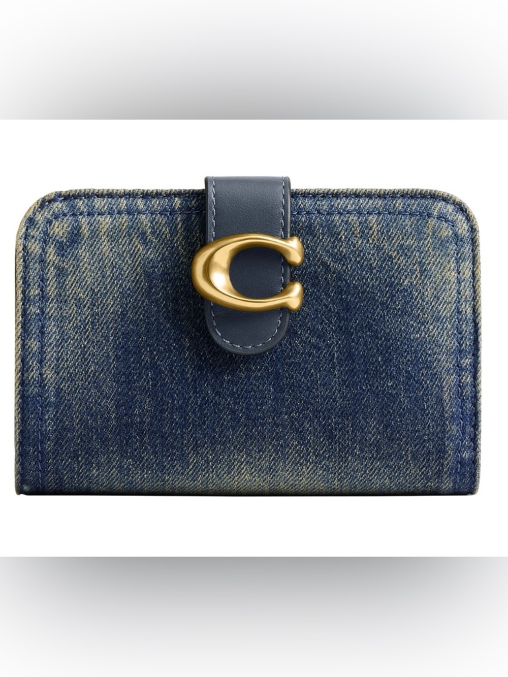 Authentic Coach Tabby Denim Snap Wallet New With Tags Never Used - Picture 4 of 8